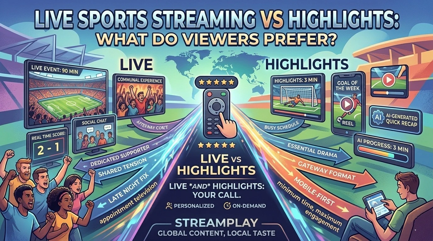 Live Sports Streaming vs Highlights: What Do Viewers Prefer Today?